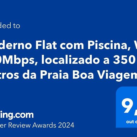 Flat Localizado A 200M Shopping Recife, Bem Perto Da Praia De Boa Viagem E Com Wi-Fi 400Mbps Buitenkant foto