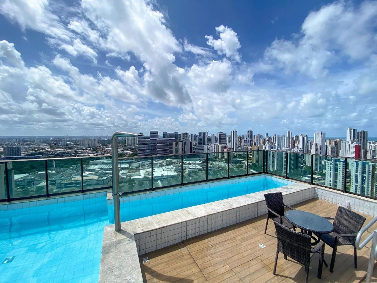 Flat Localizado A 200M Shopping Recife, Bem Perto Da Praia De Boa Viagem E Com Wi-Fi 400Mbps Buitenkant foto